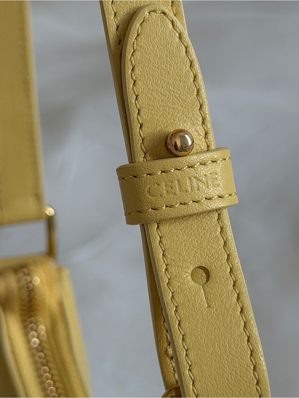 BNWT Celine Mini Ava Shoulder Bag Yellow - Picture 4 of 6